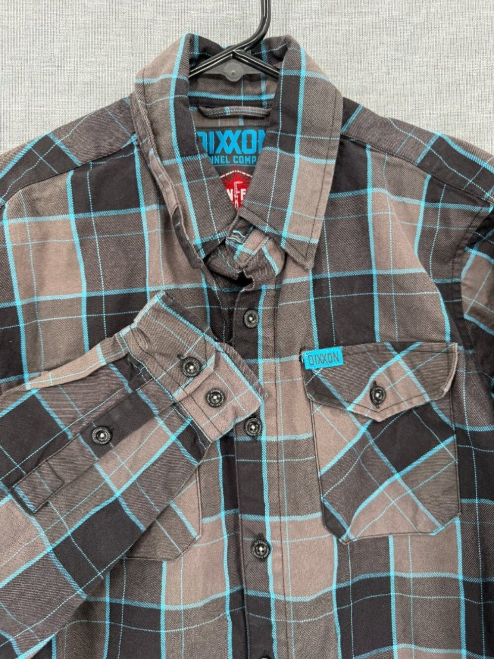 Dixxon Flannel Company The Spark Fr Flannel Shirt Men S Gray Plaid
